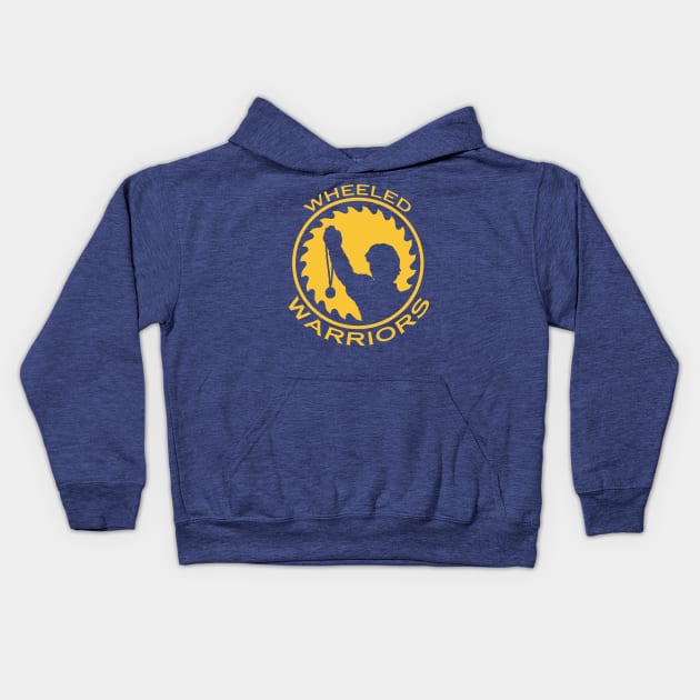 Wheeled Warriors Kids Hoodie by Rediscover the 80s